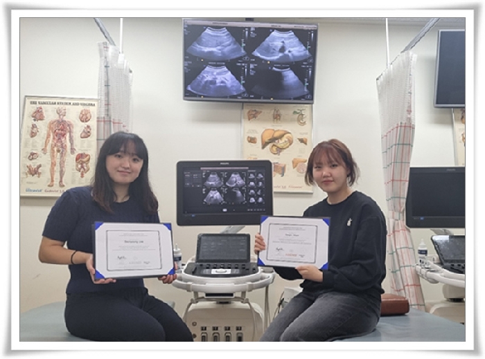 대원대학교 방사선과 3학년 이선영, 문서진 학생, 미국 초음파물리시험(SPI) 합격 썸네일